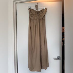 H&M slowly halter maxi dress